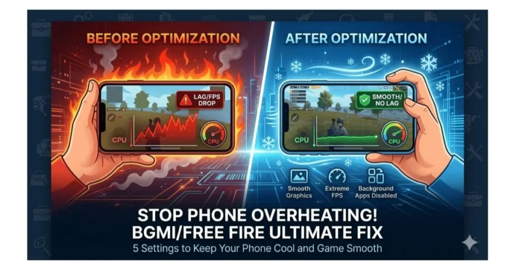 BGMI Free Fire Overheating Solution