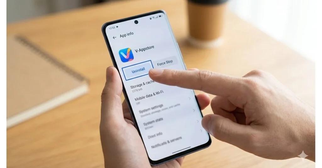 How to Disable V-Appstore