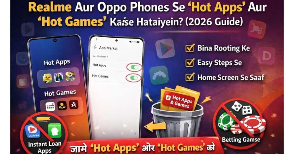 RealmeOppo Se Hot Apps Kaise Hatayein