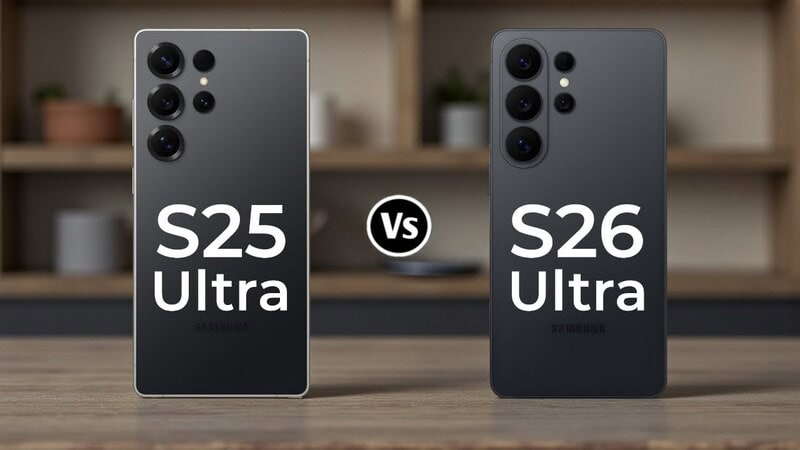 Samsung Galaxy S25 Ultra vs S26 Ultra 