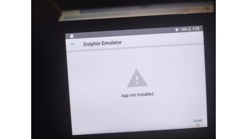 App Not Installed" Error